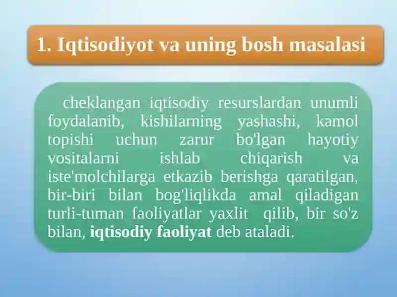 Fanining predmetlari va o'rganish usullari 3