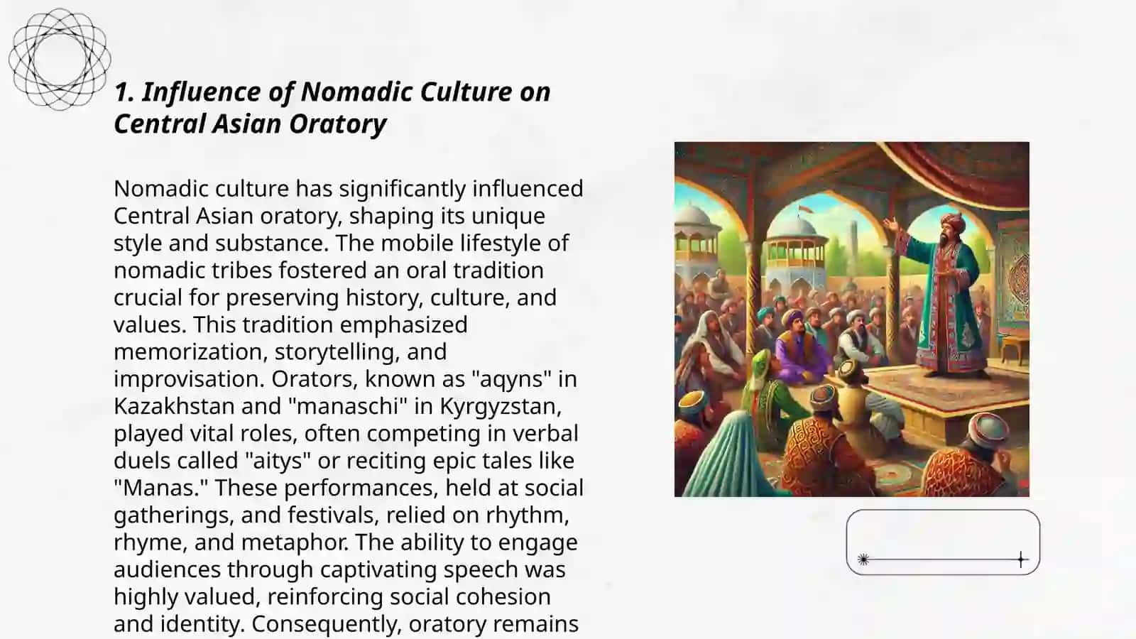 Central Asian Oratory 3
