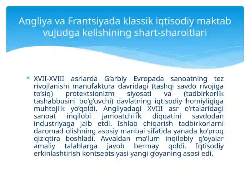 ANGLIYA VA FRANTSIYADA KLASSIK MAKTABNING SHAKLLANISHI 3