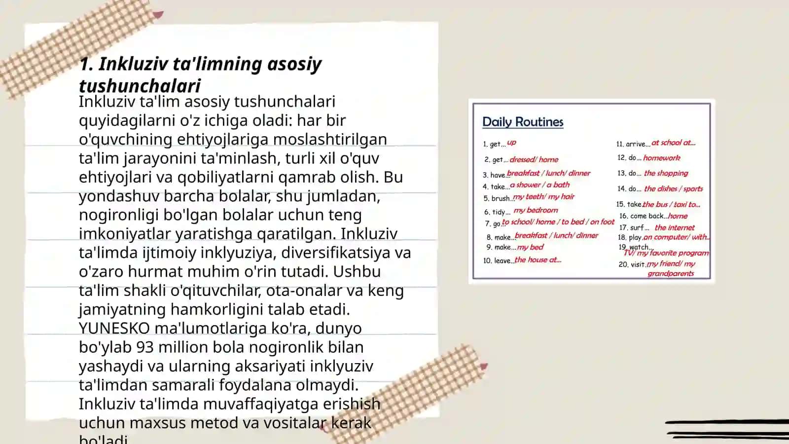 Inkluziv ta'limning asosiy tushunchalari 3
