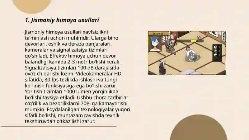 Jismoniy himoya usullari 3