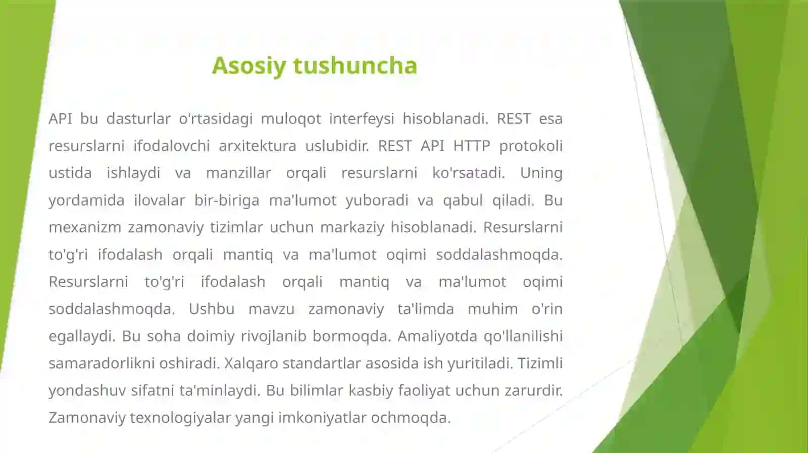 REST API VA ZAMONAVIY VEB-ILOVALAR 3