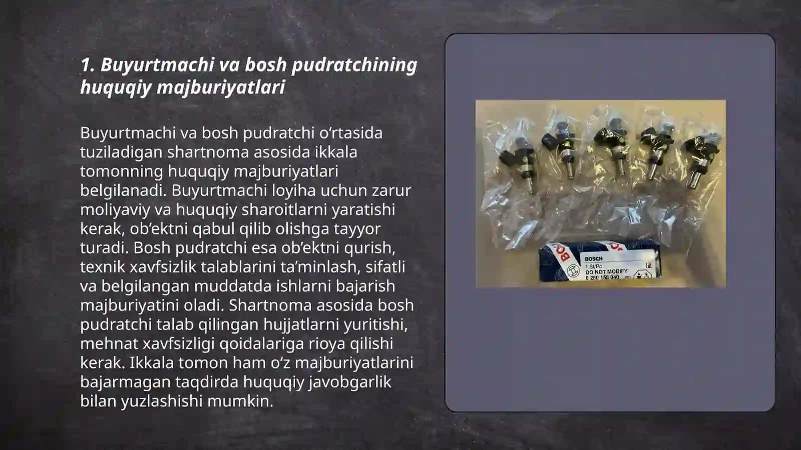 O'rtasidagi shartnoma turlari 3