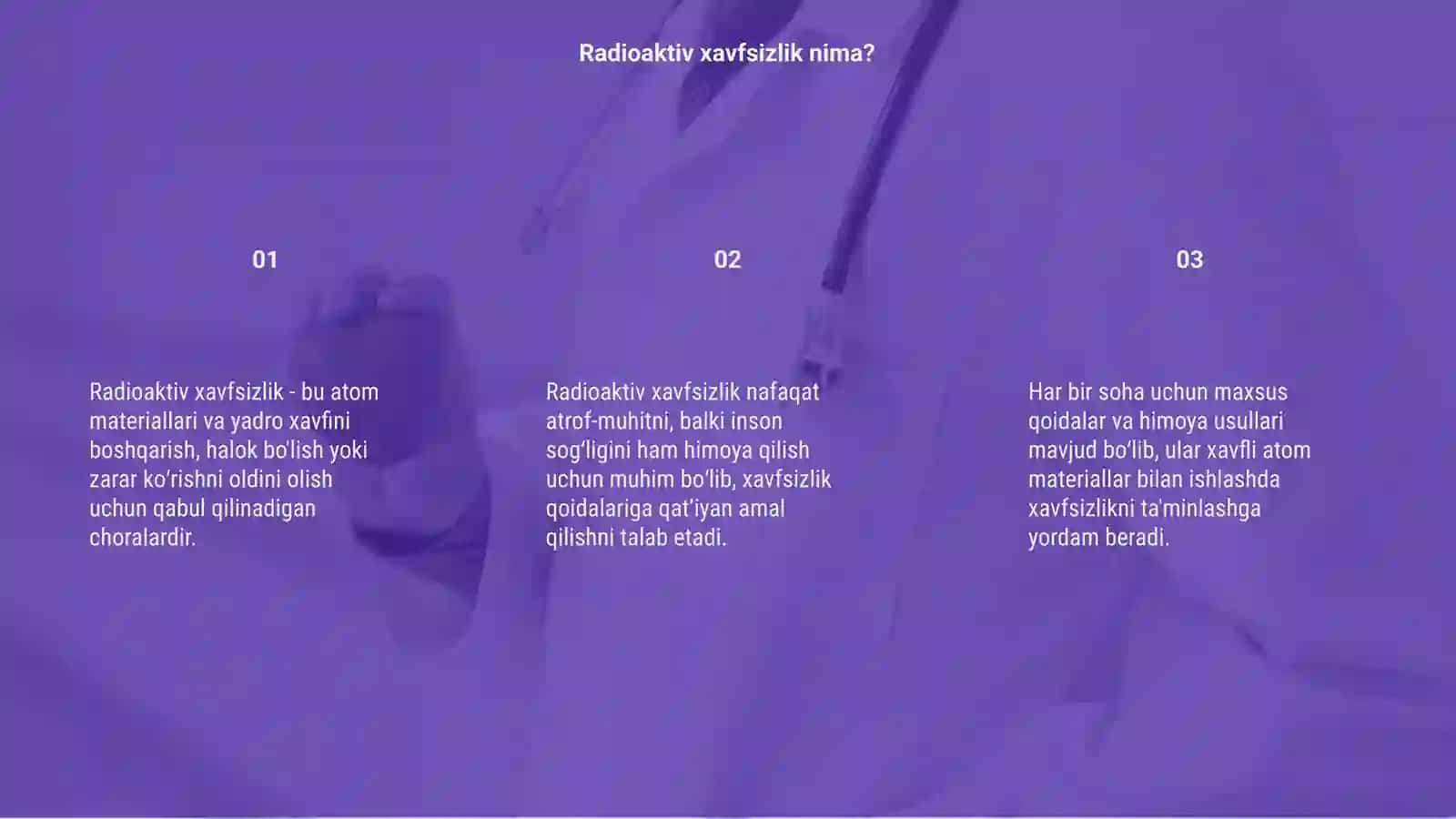 Radioaktiv xavfsizlik 3
