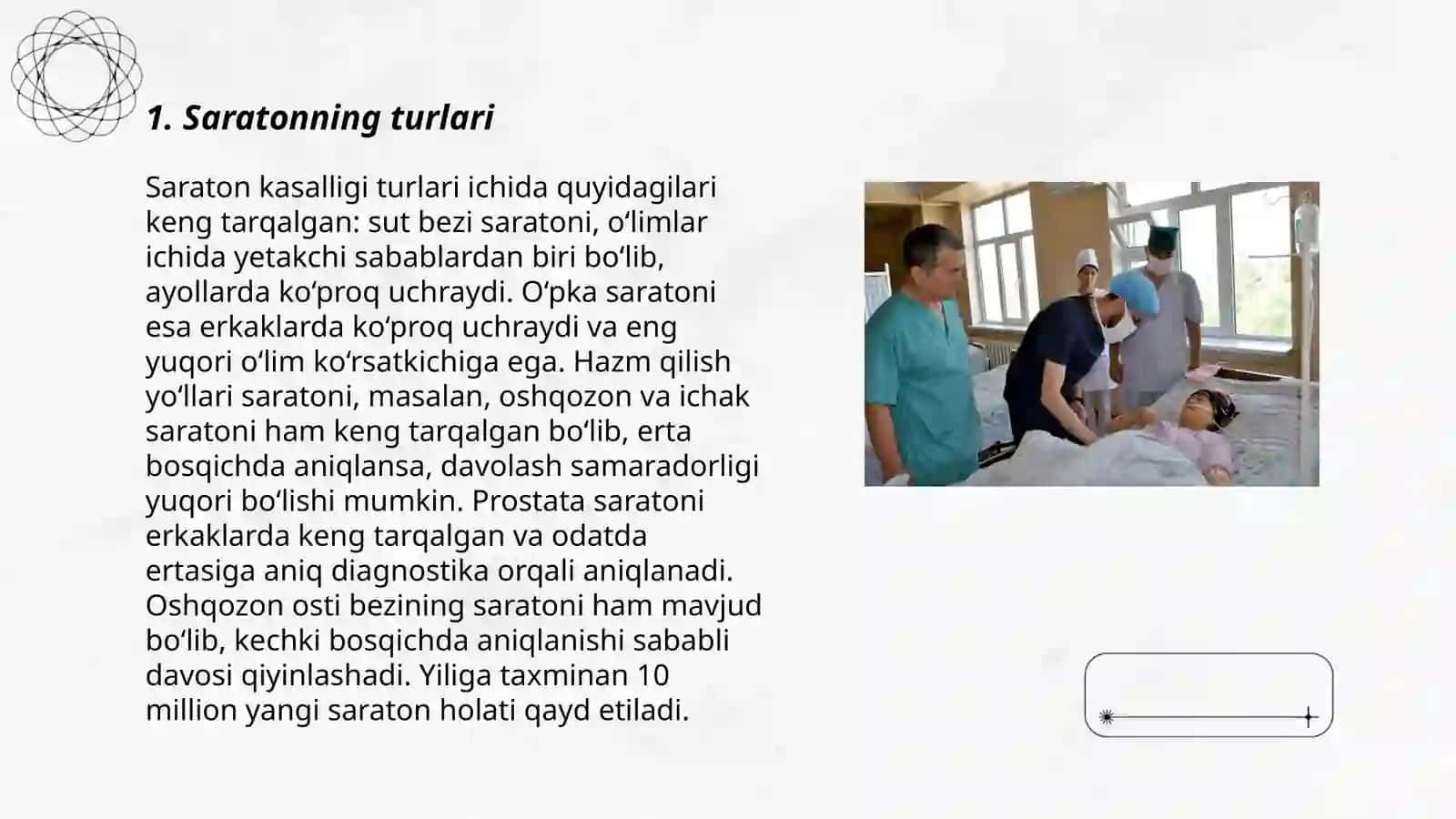 Onkologik kasalliklar haqida 3