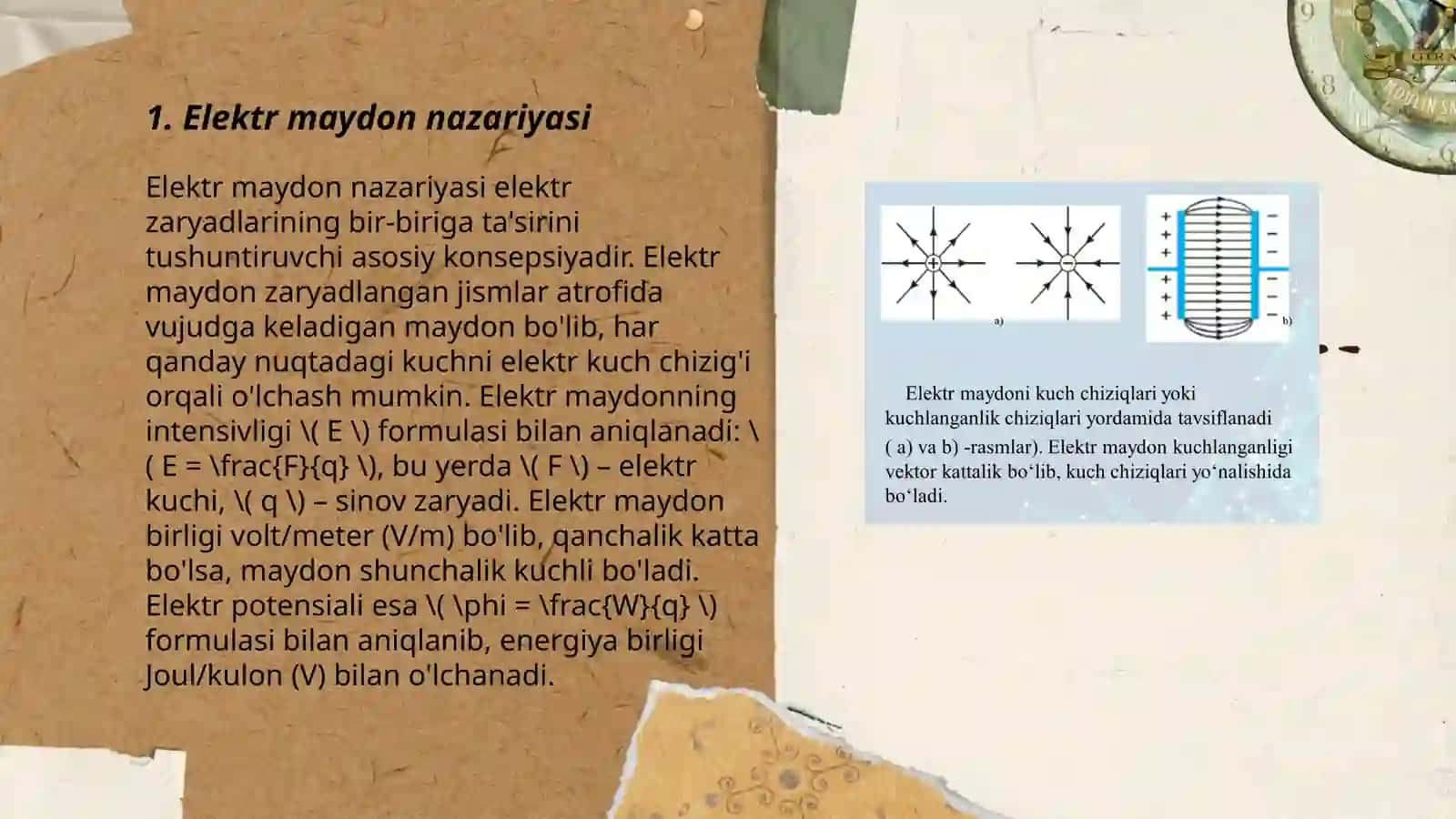 Elektr maydon nazariyasi 3