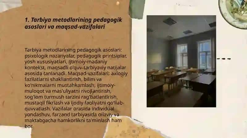 Tarbiya metodlari va ularning maqsad-vazifalari 3