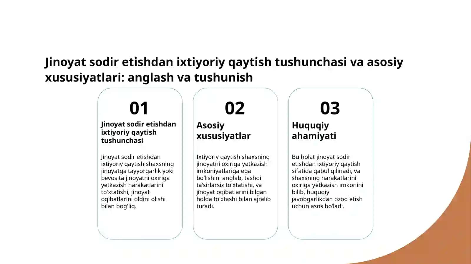 Jinoyat sodir etishdan ixtiyoriy qaytish 3