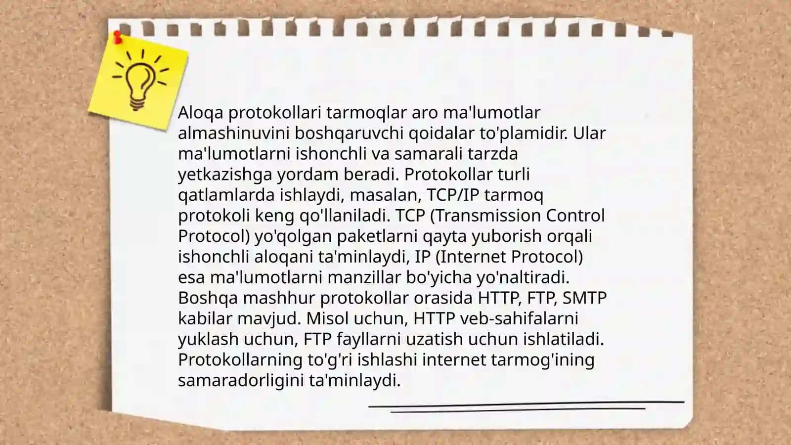 Tarmoq qurishning asosiy tamoyillari 3