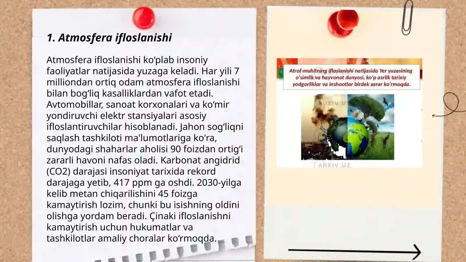Ekologiyani buzilishining sabablari 3
