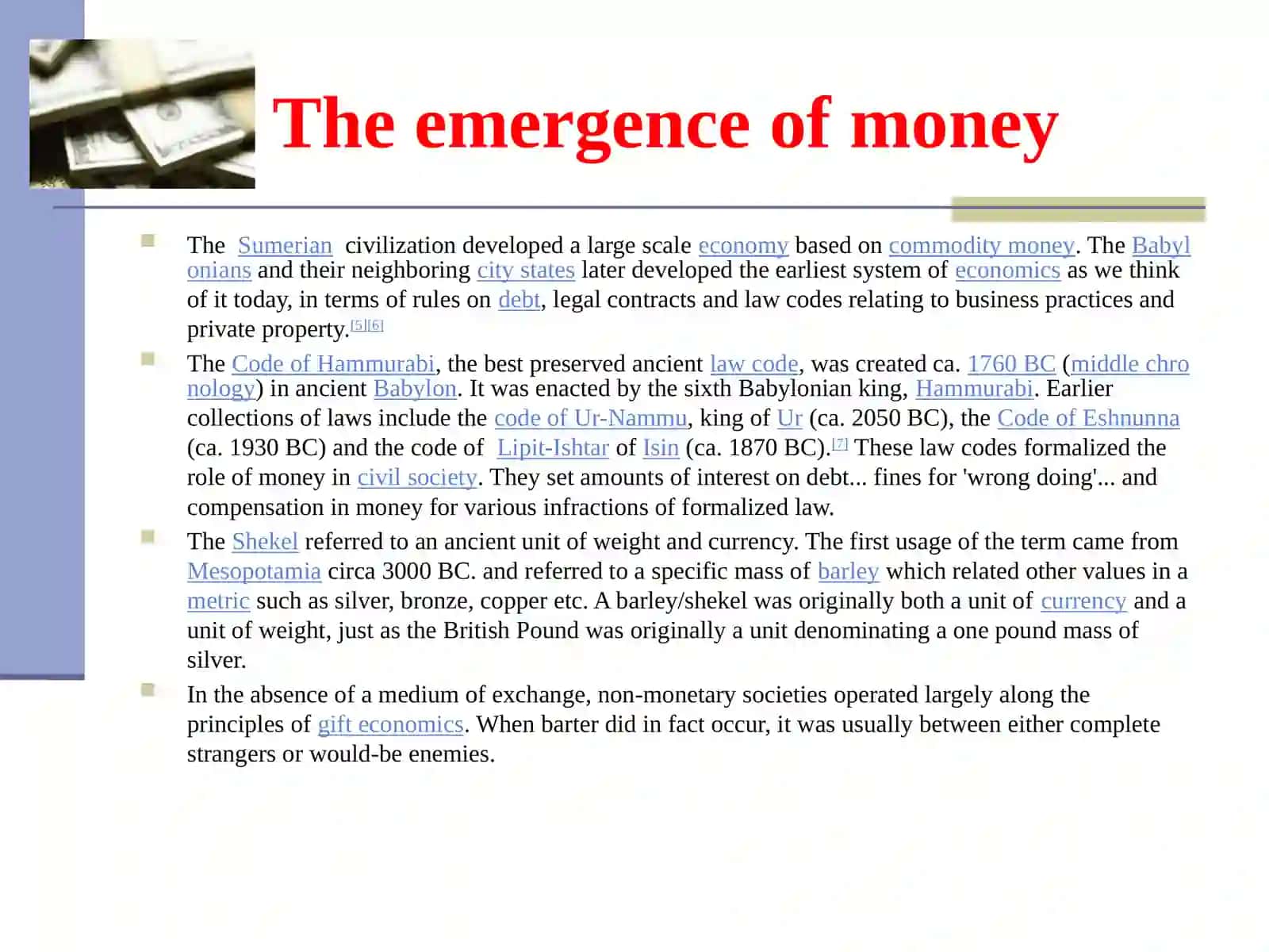 The History of Money 3