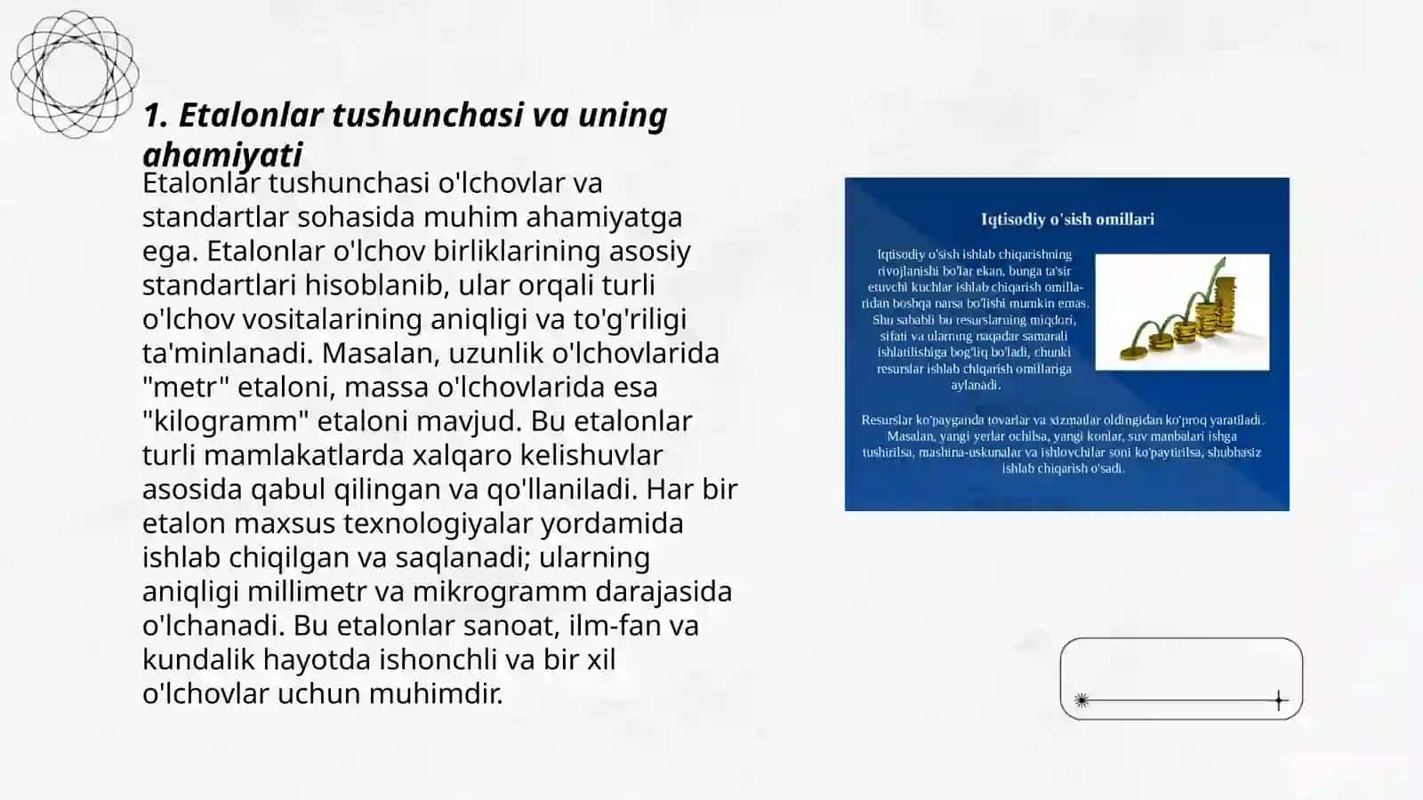 Etalonlarning yaratilishi tarixi 3