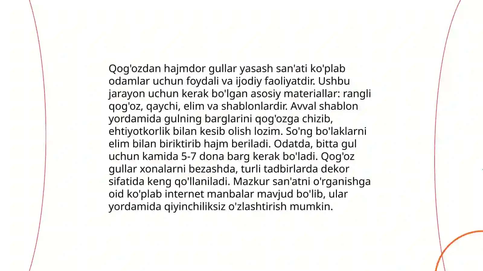 Qog'ozdan hajmdor gullar yasash 3