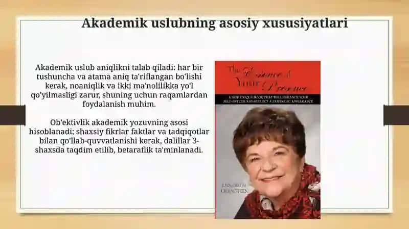 Akademik konikmalar va uning mohiyati 3