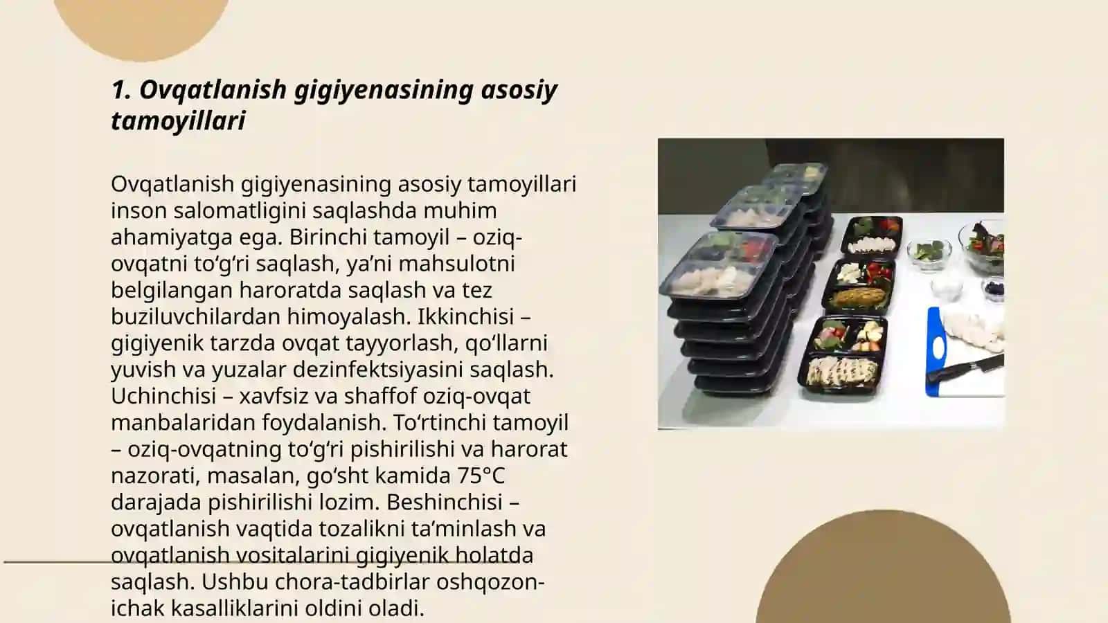 Ovqatlanish gigiyenasi 3