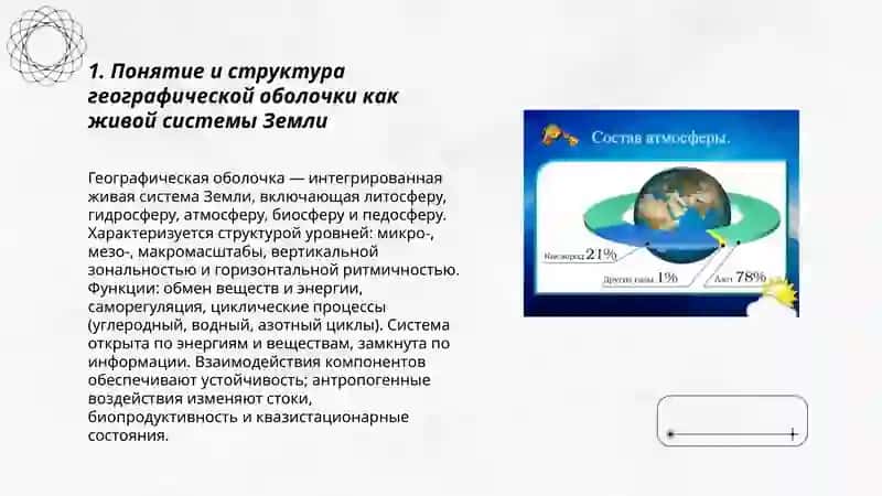 Географическая оболочка-живая система Земли 3