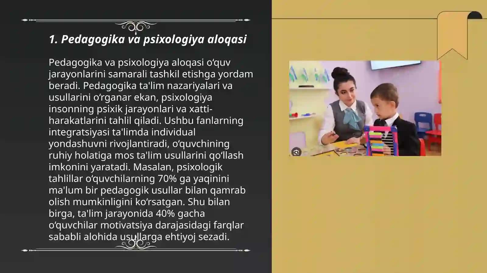 Pedagogika va psixologiya aloqasi 3