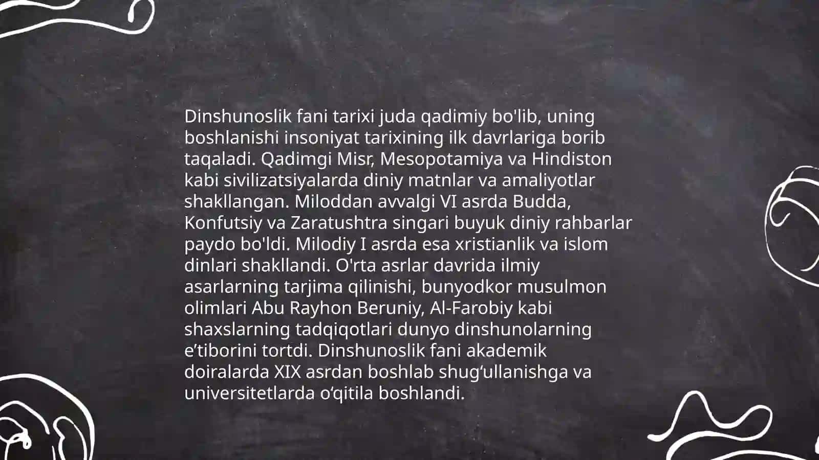Dinshunoslik fanining predmeti va funksiyalari 3