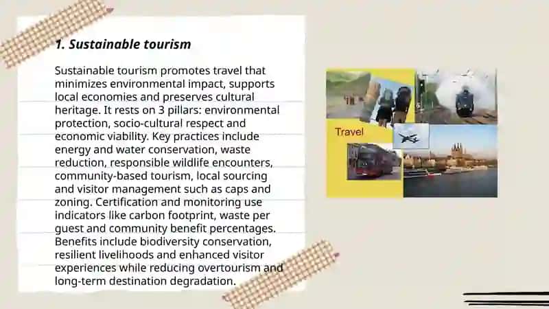Sustainable tourism 3