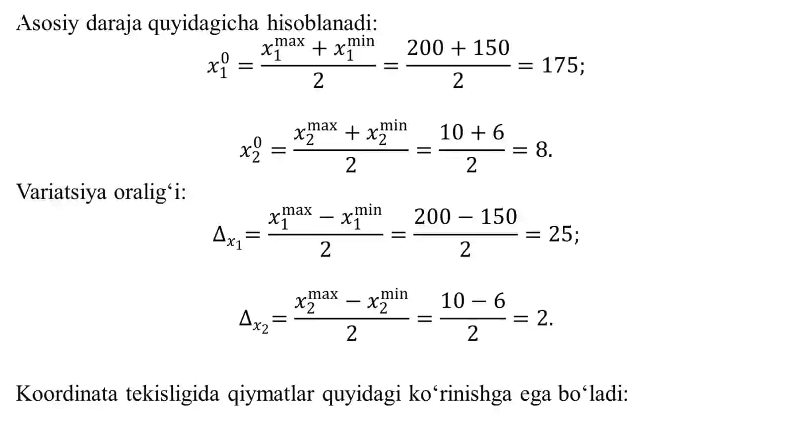 TO‘LIQ FAKTORLI EKSPERIMENT 3