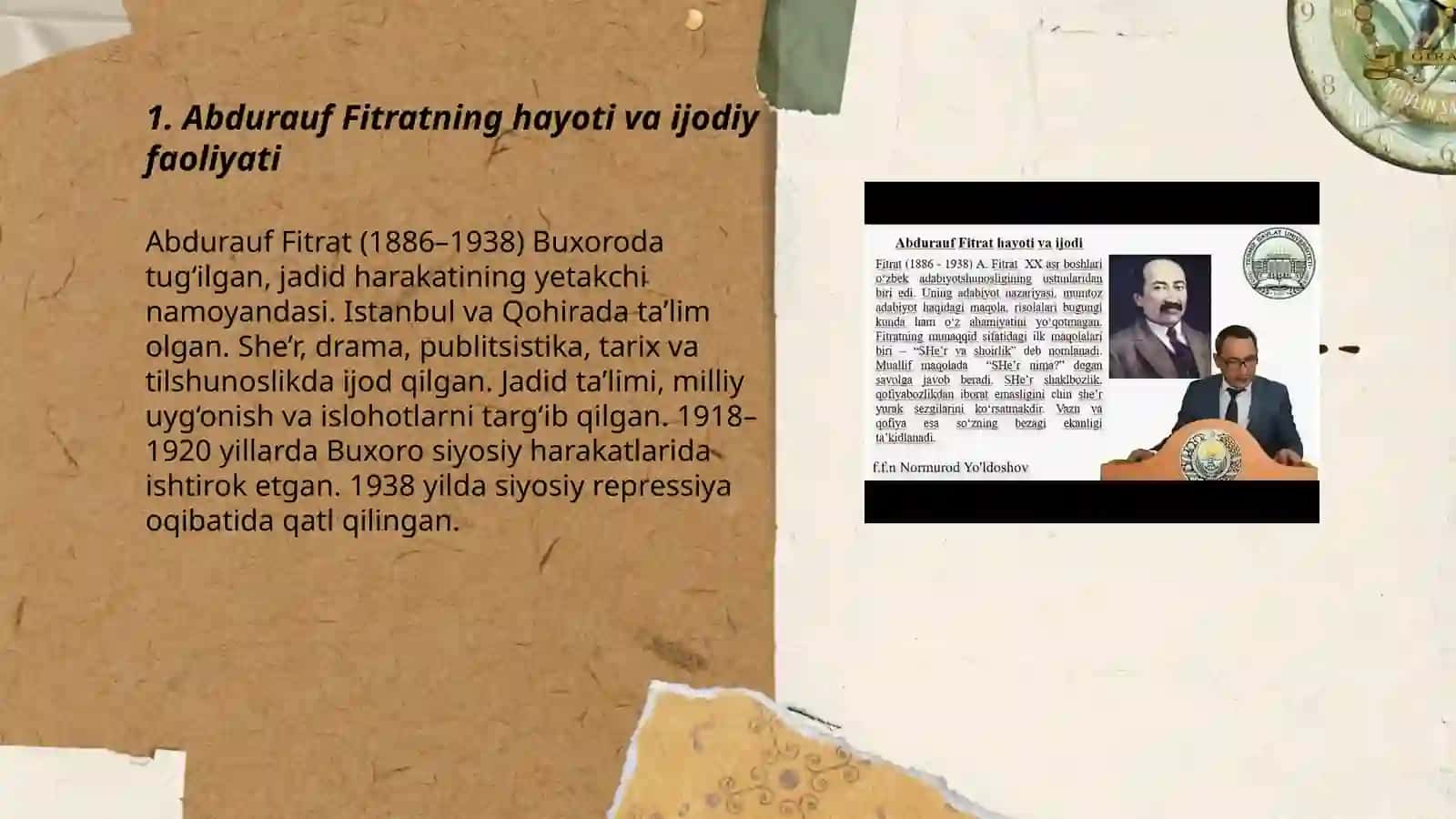 Abdurauf Fitrat jadidlar 3