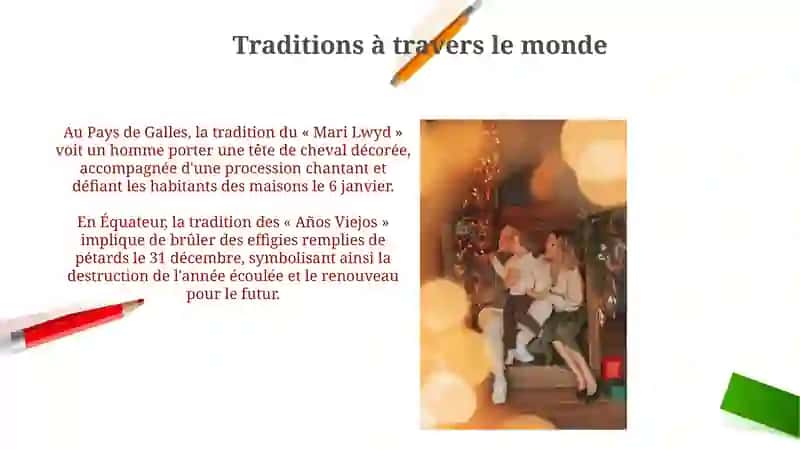 Les fêtes, les traditions Les valeurs familiales 3