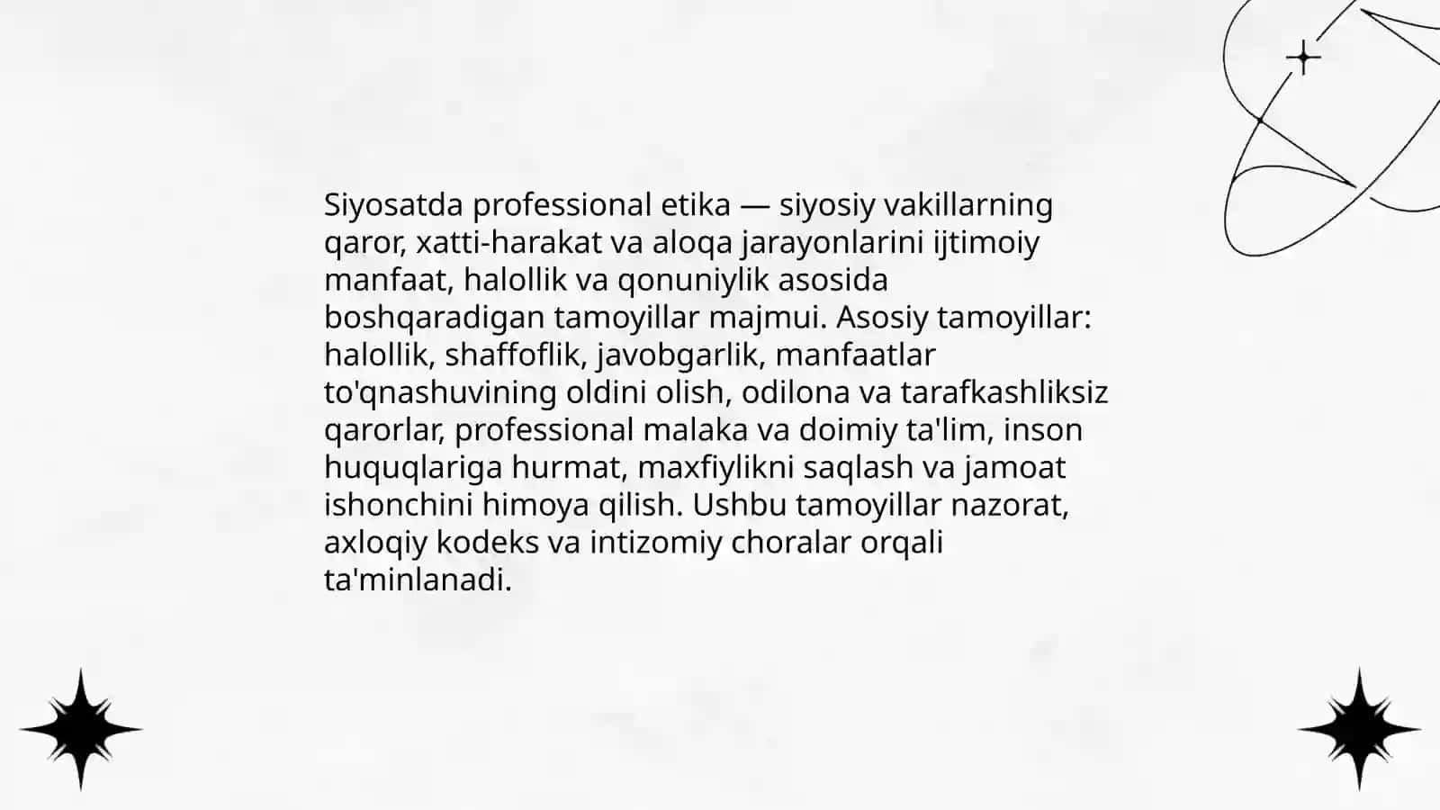 Siyosatda professional etika va yangi axlog siyosati 3