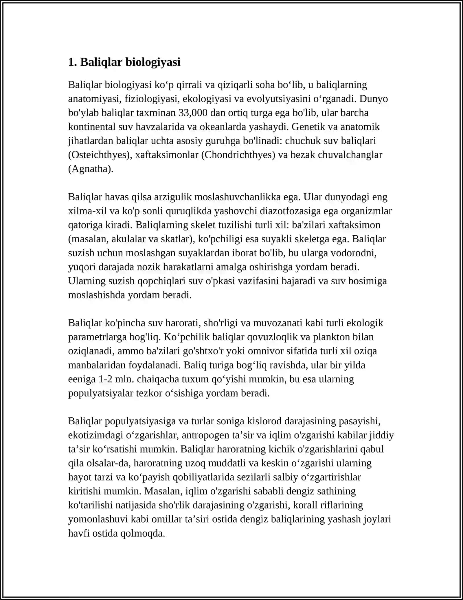 BALIQLAR HAQIDA MALUMOT 3