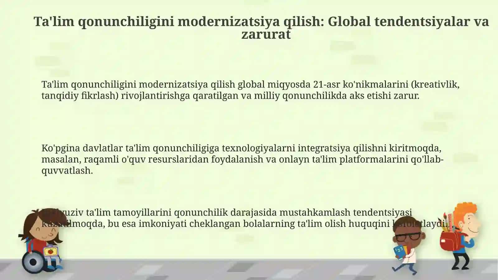 Ta'lim Qonunchiligi Modernizatsiyasi 3