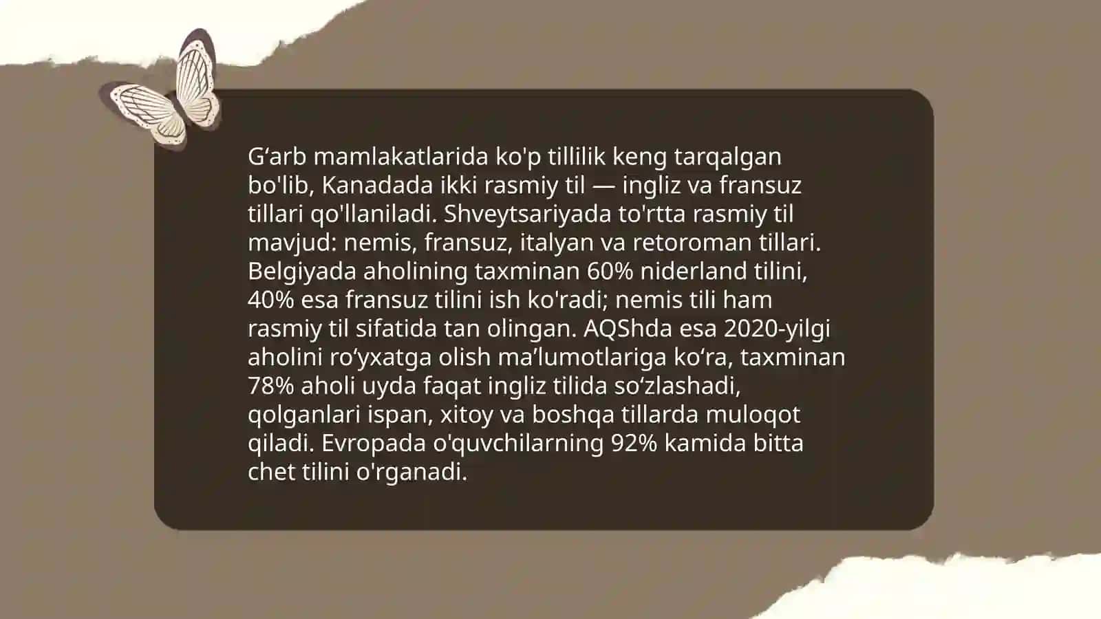 Gʻarb mamlakatlari sotsiolingvistikasi 3