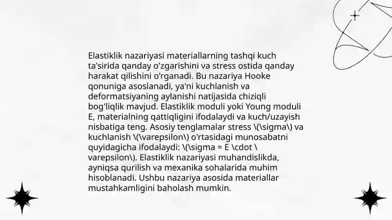 Uzluksiz mexanikasi elementlari 3