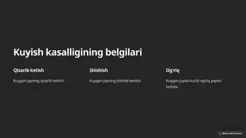 Kuyish kasalligi 3