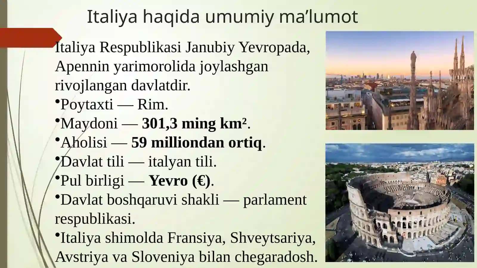Italiya Respublikasi iqtisodiyoti 3