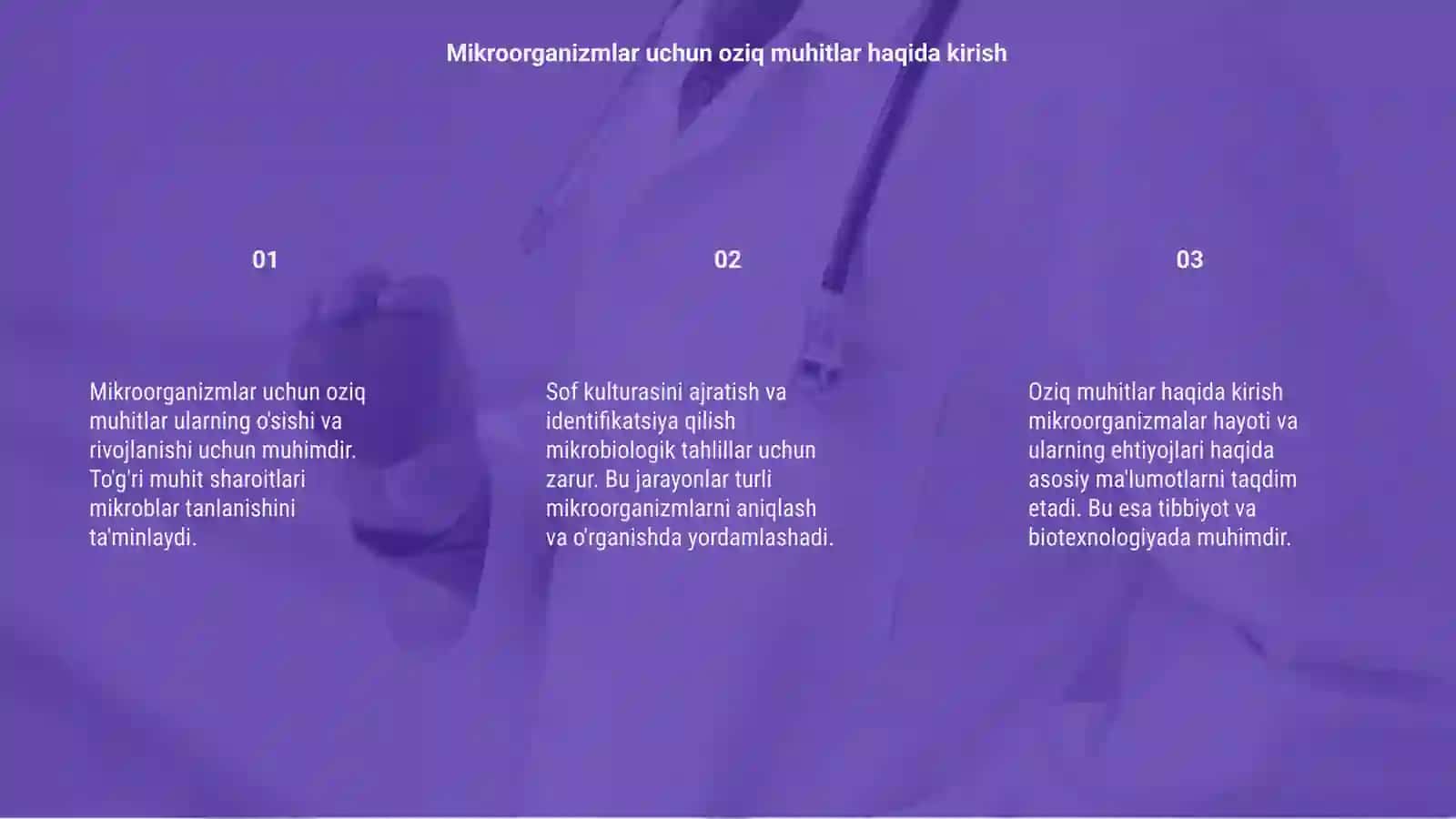 Mikroorganizmlar uchun oziq muhitlar 3