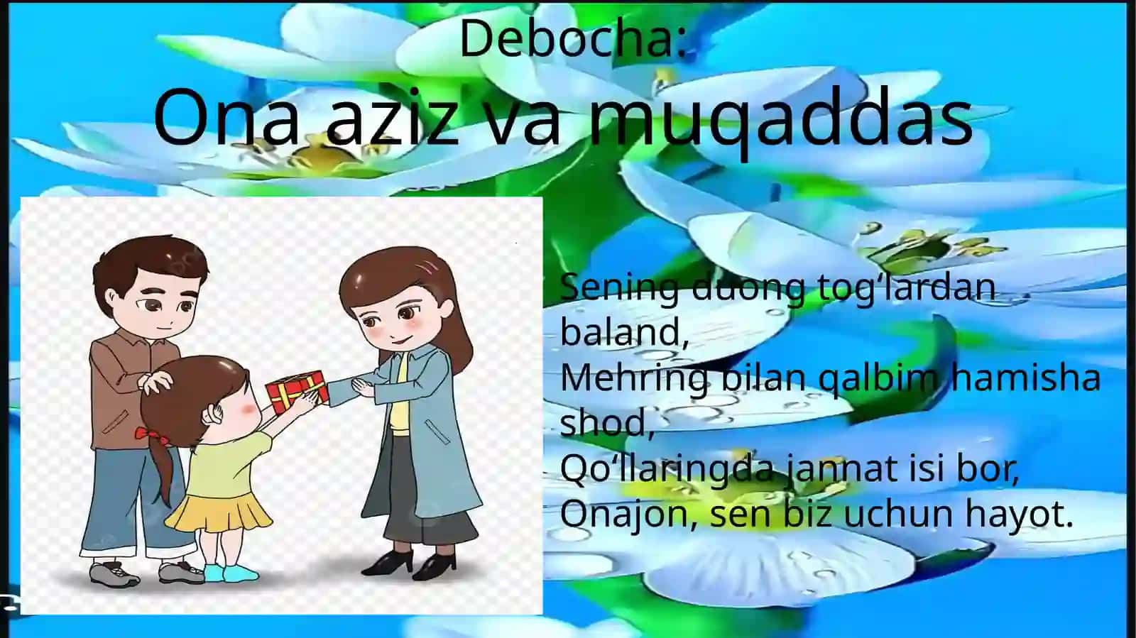 "Onamgasovg`a"mavzusidagi mashg`ulot darsishlanmasi 3