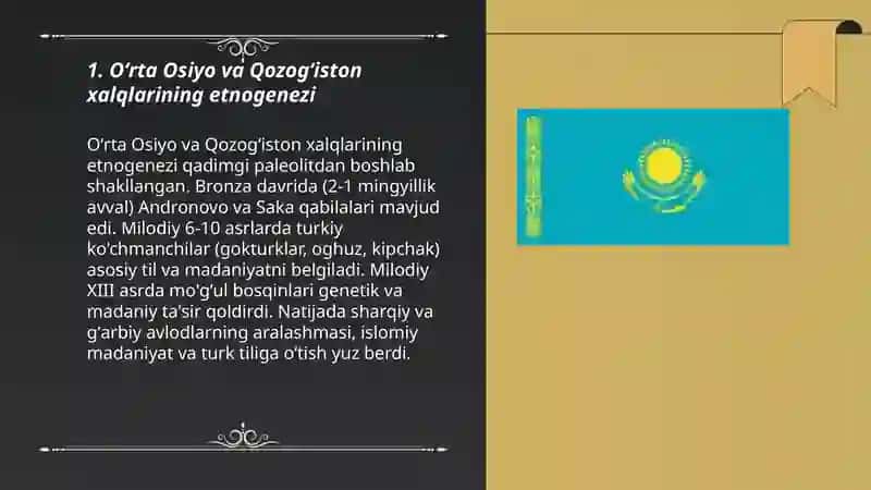 Oʻrta osyo va qozogʻiston halqlari 3