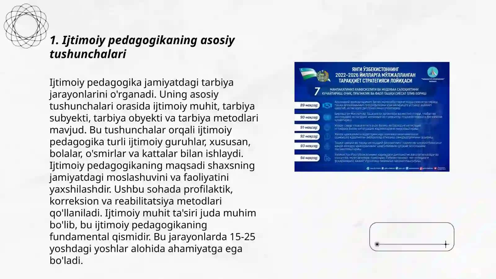 Oʻzbekistonda ijtimoiy pedagogikaning rivojlanish tarixi 3