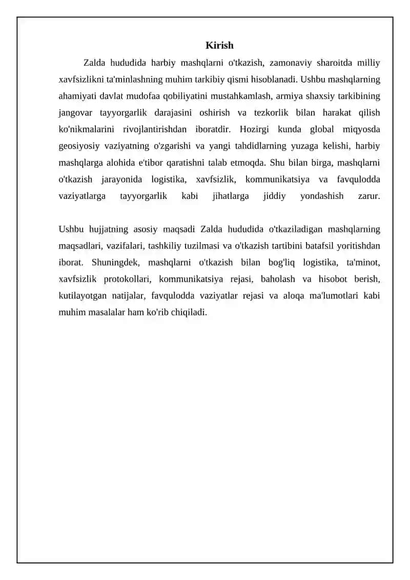 Zalda o‘tkaziladigan mashlar 3
