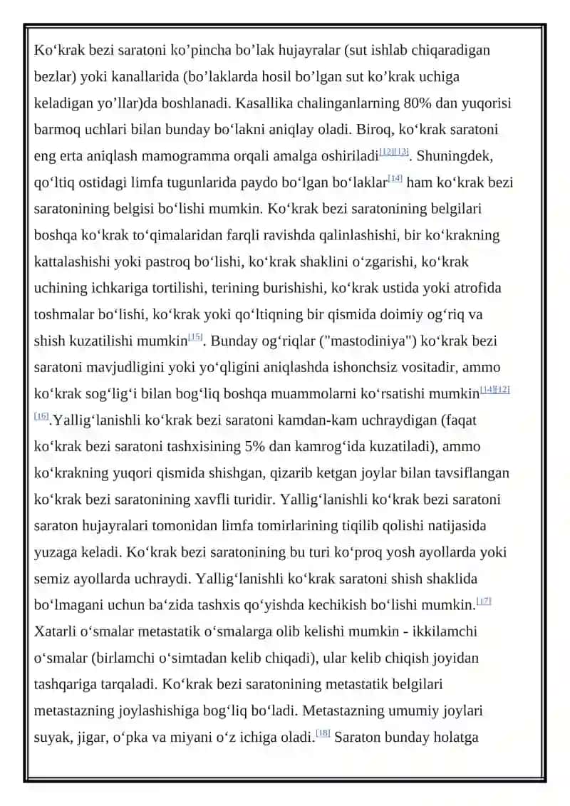 Koʻkrak Bezi Saratoni 3