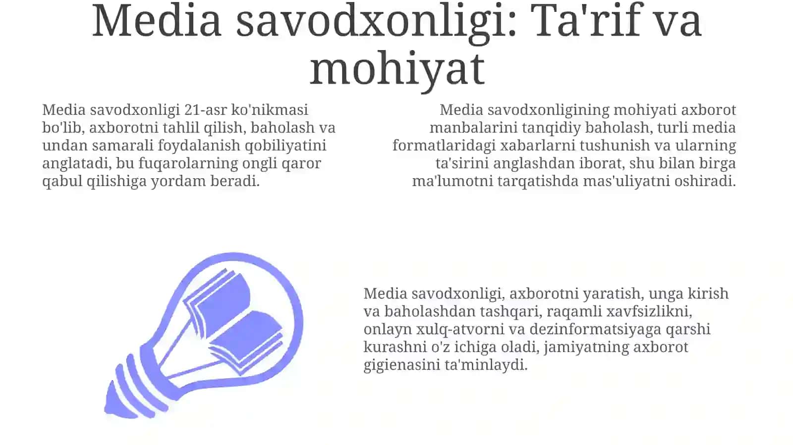 Media savodxonligi: Ta'rif va mohiyat 3