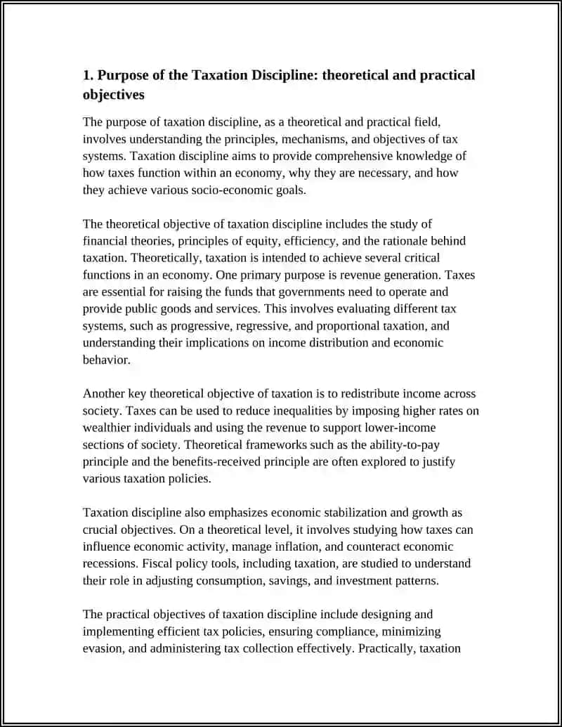 Taxation Discipline 3