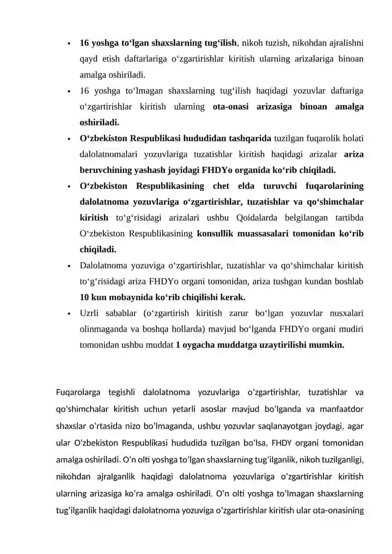 Fuqarolik holati dalolatnomalari 3