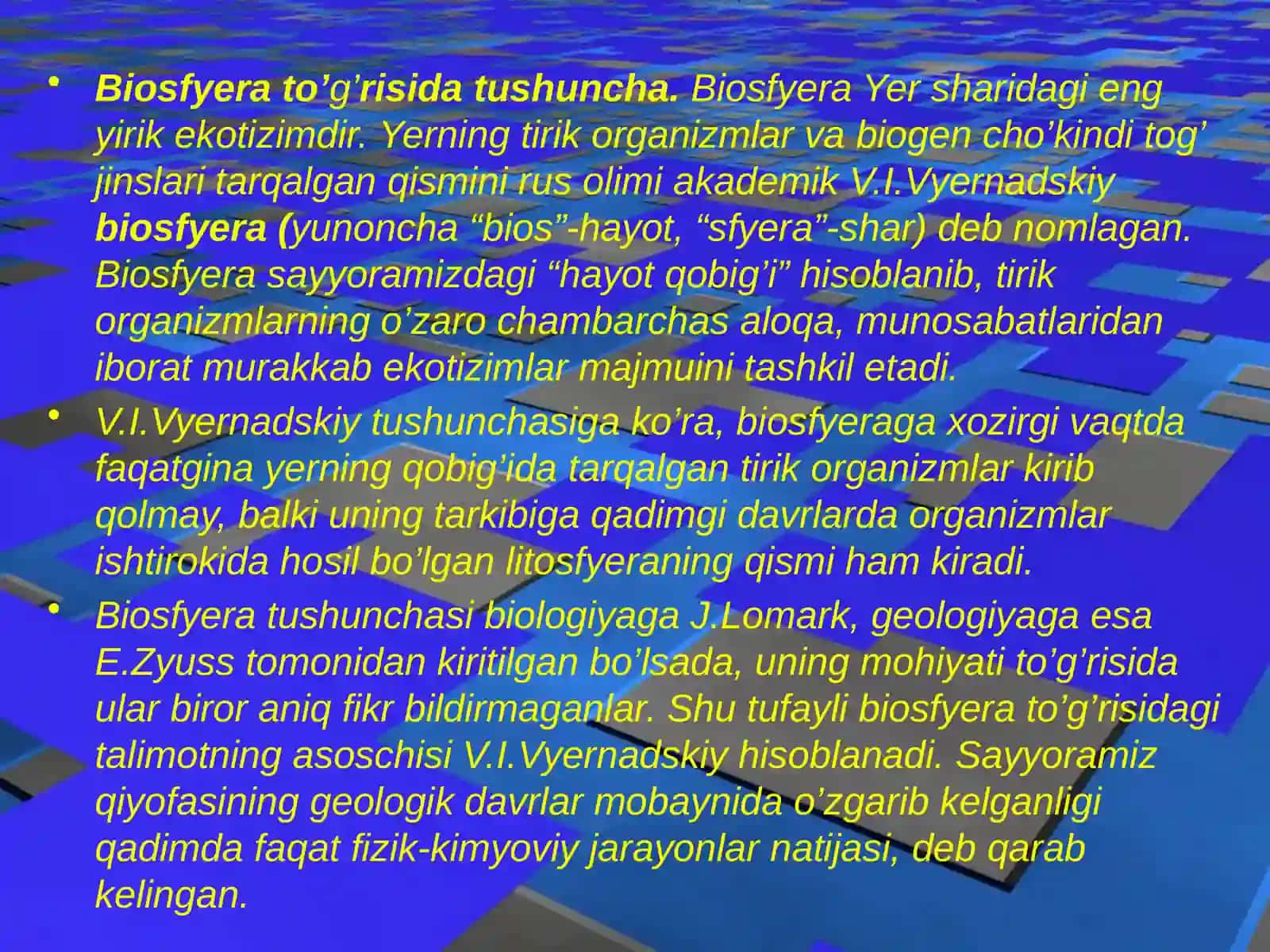 Biosfera,global eko tizim 3