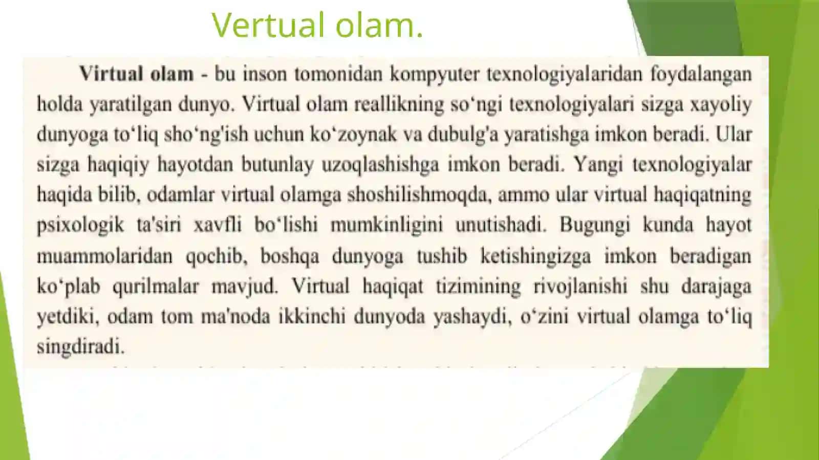 Vertual oʻyinlarning yoshlar ongiga ta’siri 3
