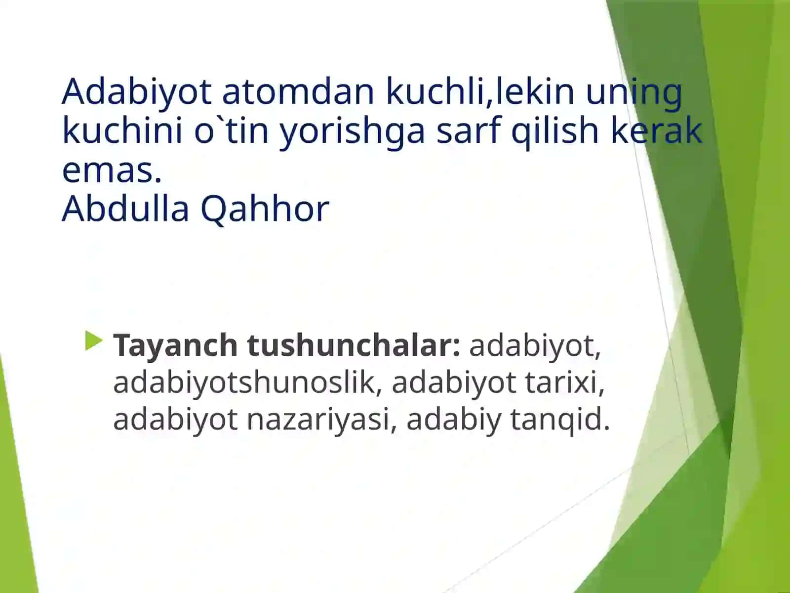 Adabiyotshunoslik-badiiy adabiyot 3