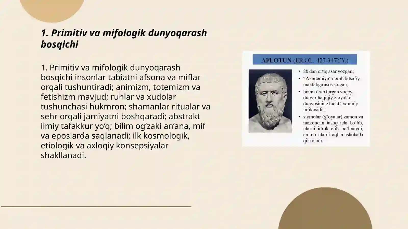 Falsafa fanining rivojlanish bosqichlari 3