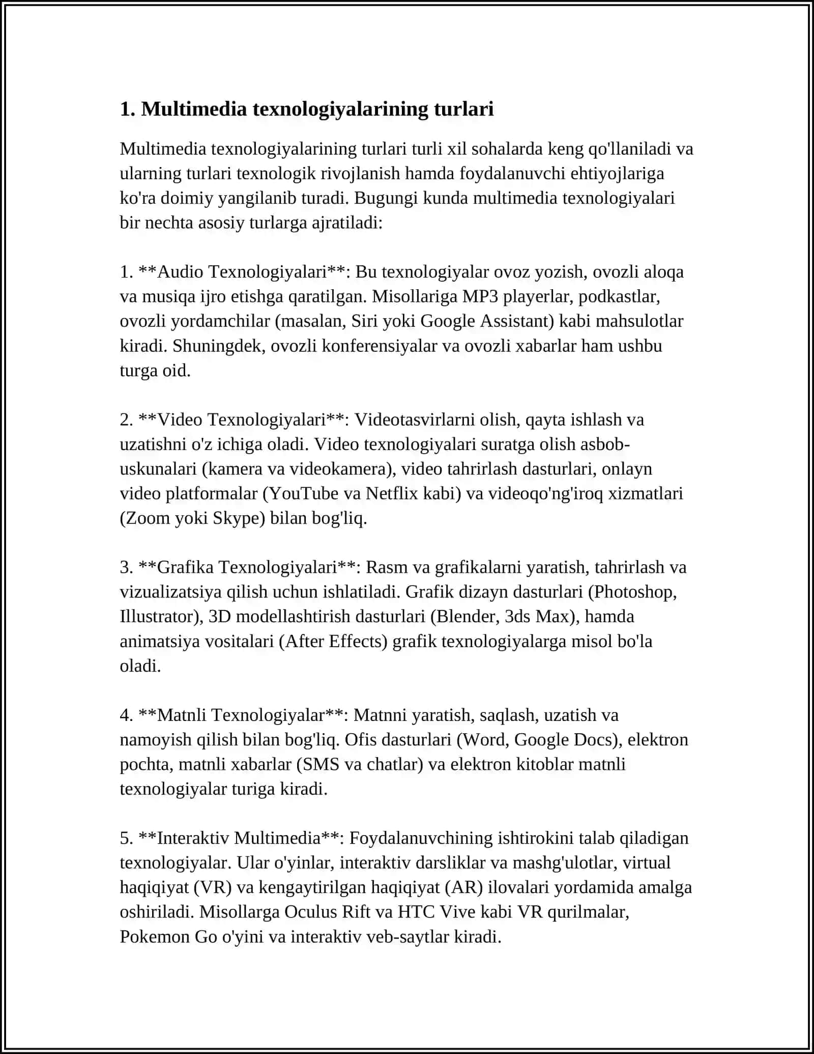 Multimedia VA UNING ZAMONAVIY TA’MINOTI 3