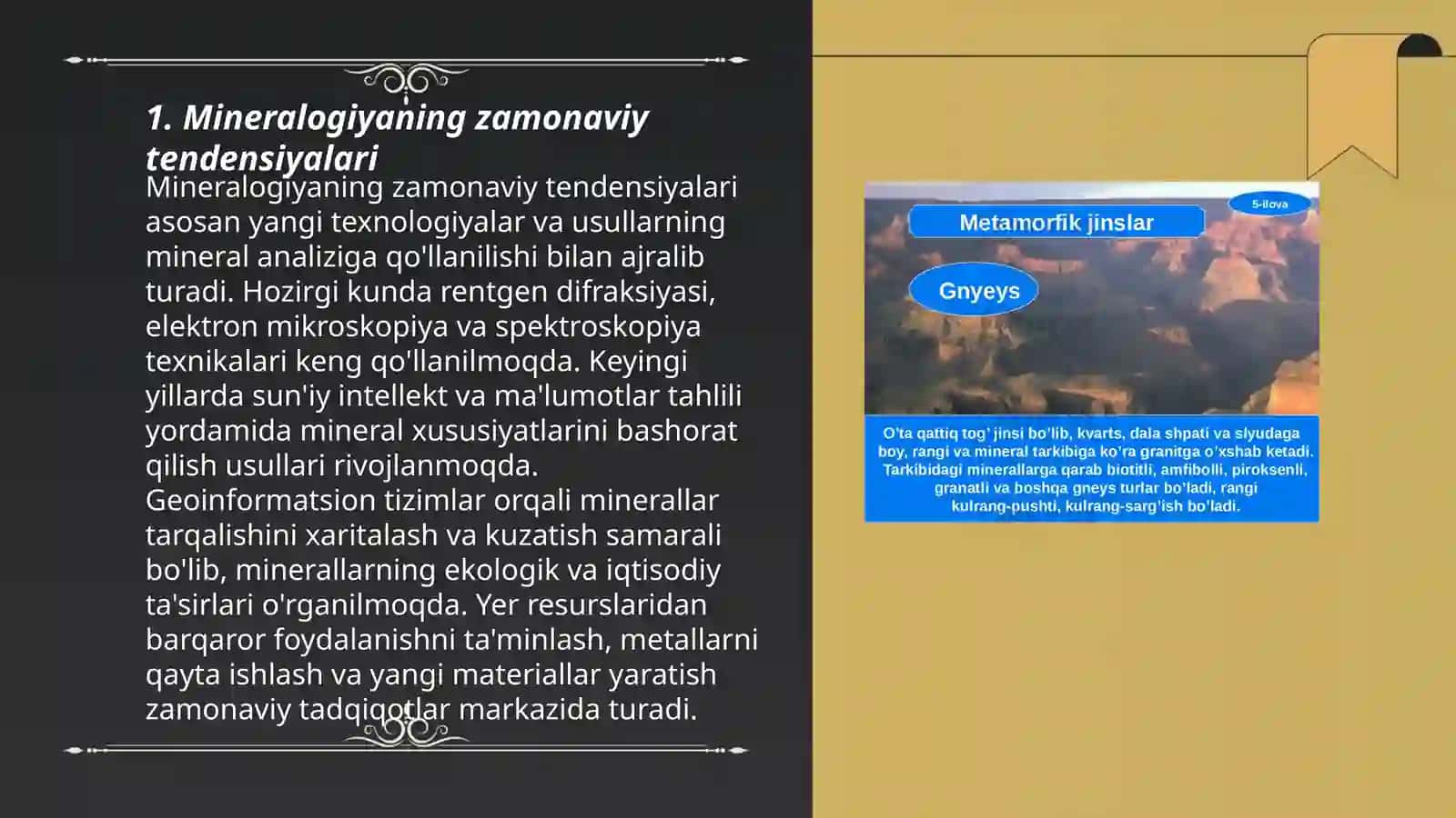 Mineralogiya taraqqiyoti 3