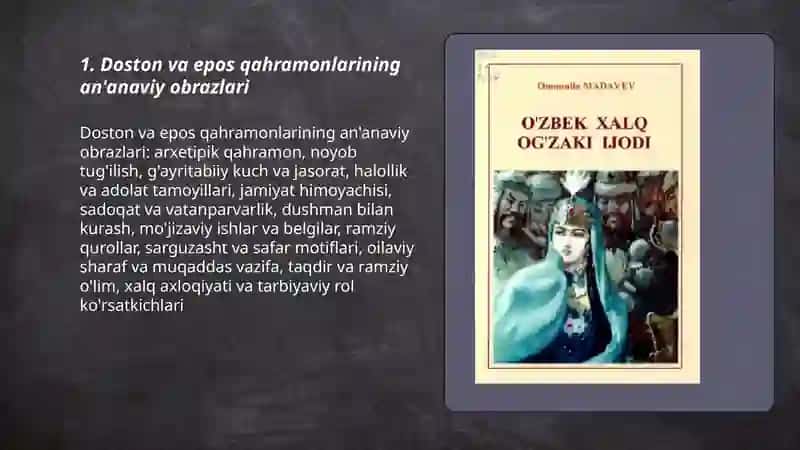 Xalq oğzaki ijodidagi an anaviy obrazlar 3