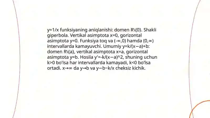 Giperbola funksiyalari 3